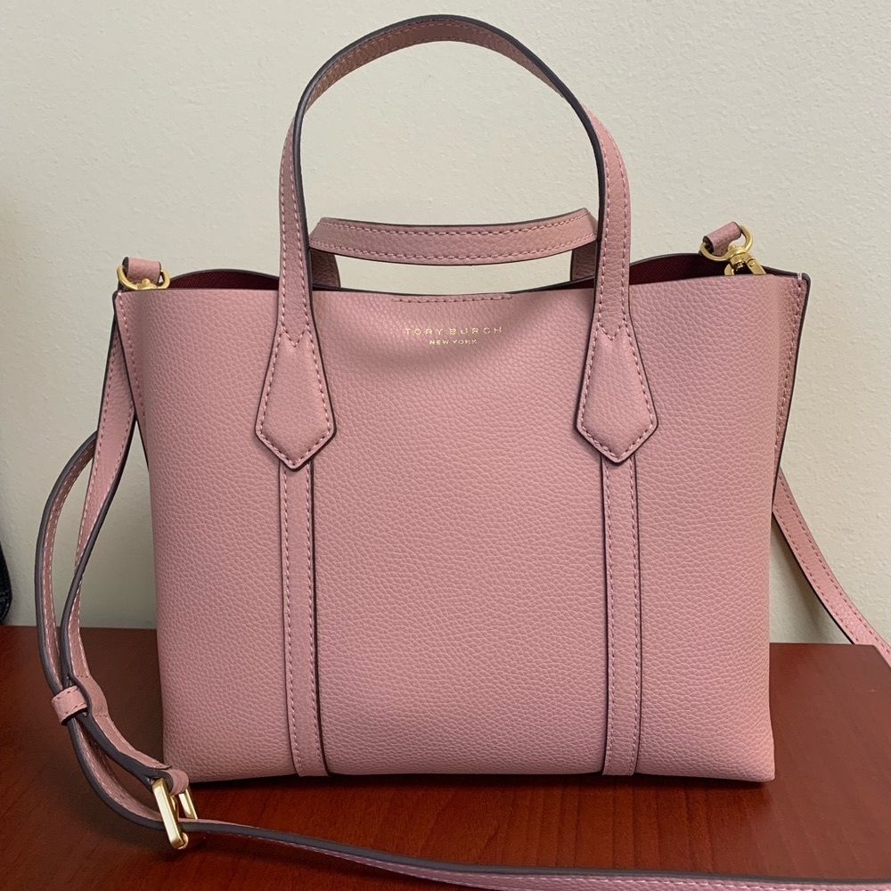 PERRY SMALL TRIPLE-COMPARTMENT TOTE